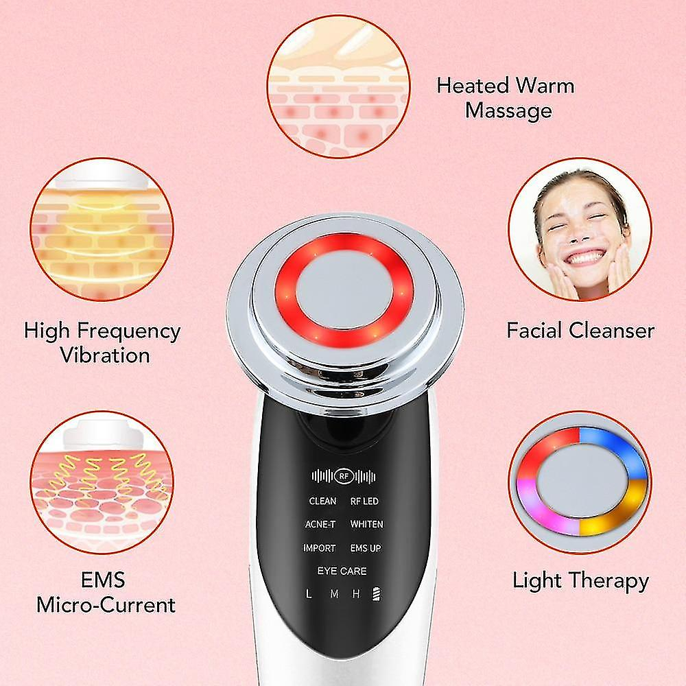 Foto 4 pulgar | Limpiadores Faciales 7 En 1 Rf&ems  Dispositivo De Elevación Por Microcorriente - Venta Internacional.