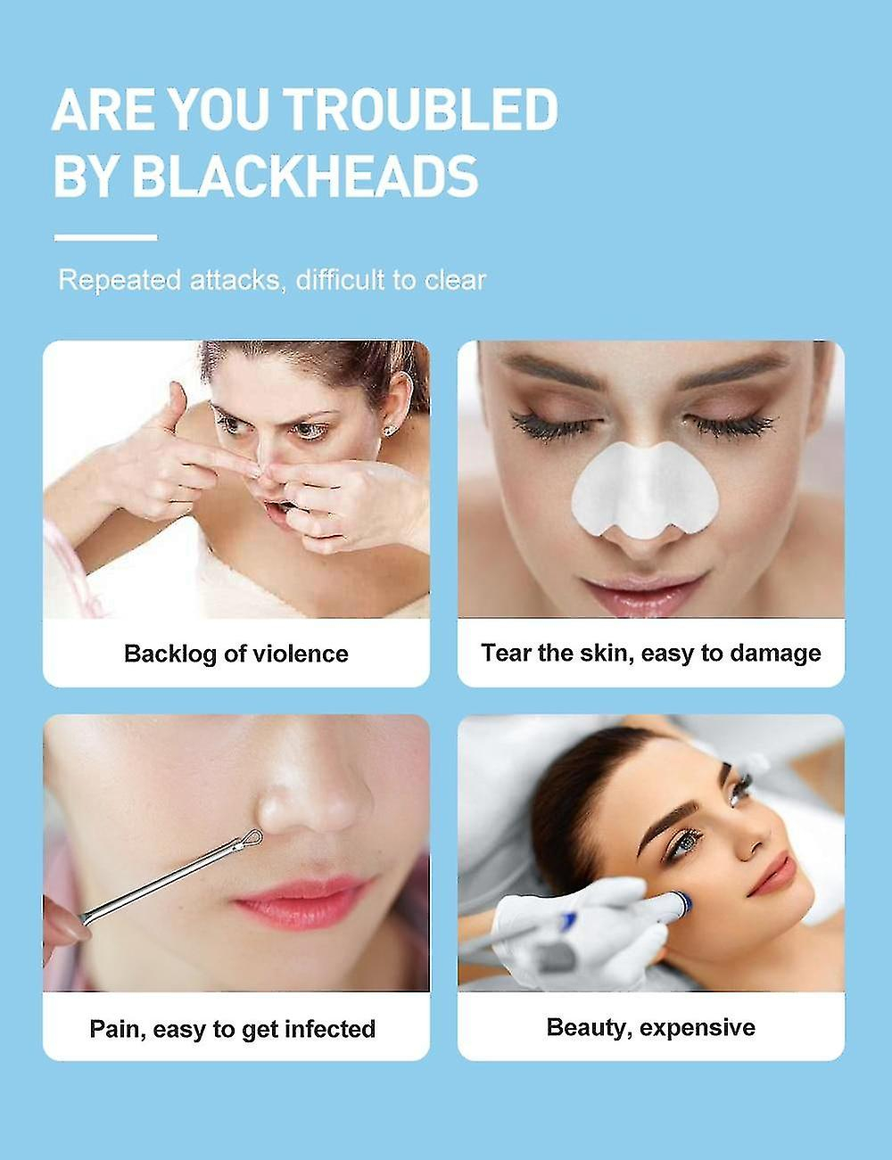 Foto 6 pulgar | Limpiador Facial Huoguo Depurador Ultrasónico De Piel Blackhead Re - Venta Internacional.