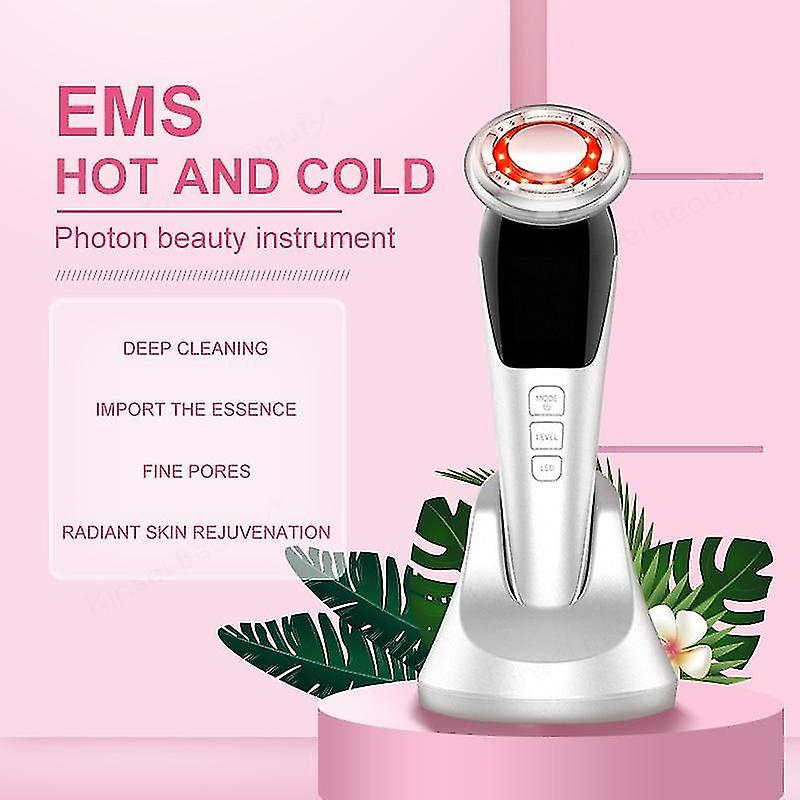 Foto 4 pulgar | Limpiadores Faciales Ems  Masajeador De Estiramiento Facial  Caliente Y Frío  Led - Venta Internacional.