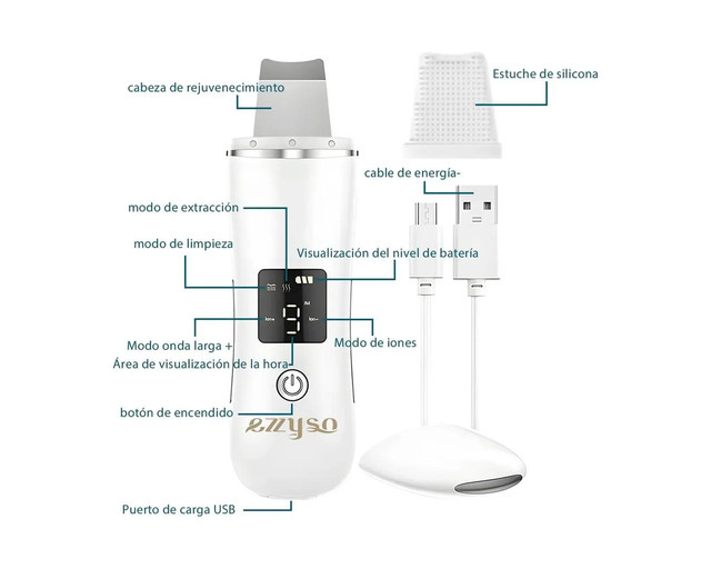 Foto 3 pulgar | Scrubber Facial Ultrasónico Portátil – Piel Limpia  Suave Y Radiante Sin Salir De Casa