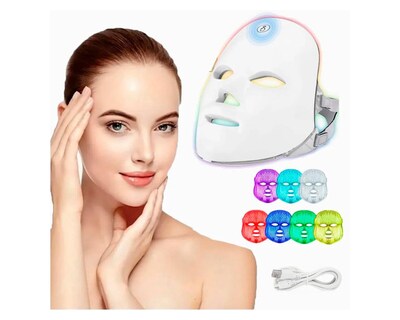 Foto 1 | Máscara De Terapia Facial Profesional Con 7 Colors Led Luz