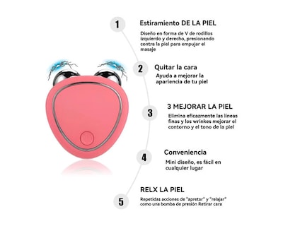 Foto 2 | Masajeador De Microcorriente Facial Reafirmante Y Tonificante