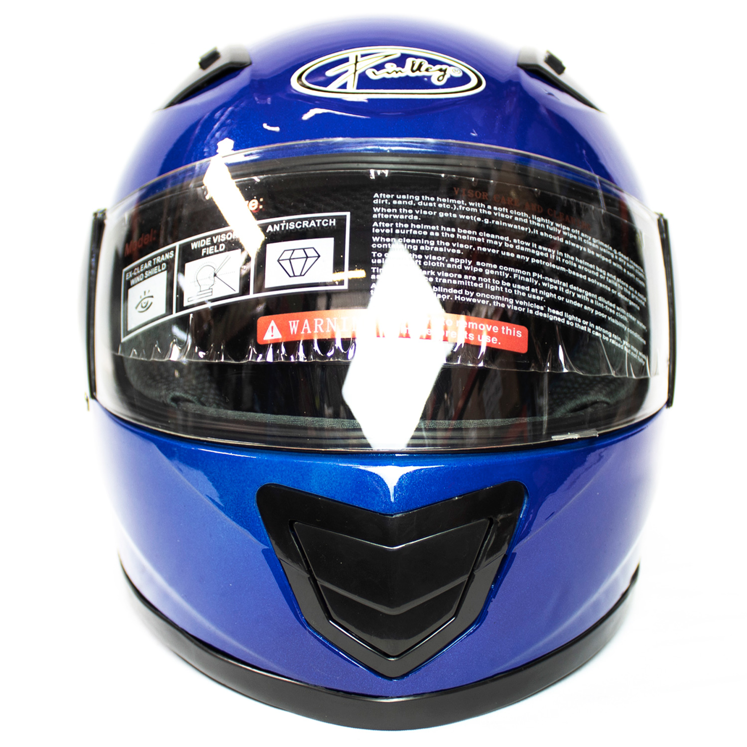 Foto 3 pulgar | Casco Infantil para Moto Kinlley Y001 color Azul Abs Integral Talla L