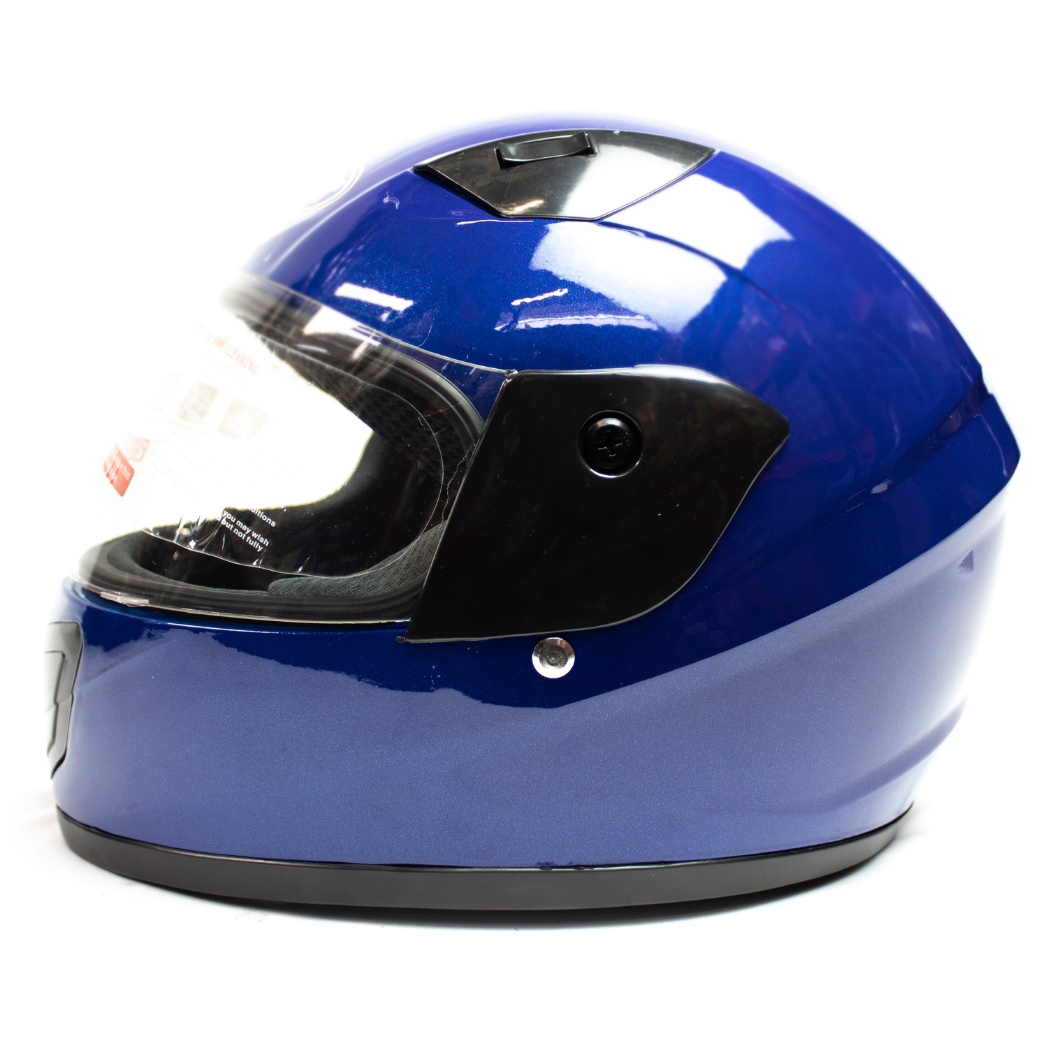 Foto 4 pulgar | Casco Infantil para Moto Kinlley Y001 color Azul Abs Integral Talla L