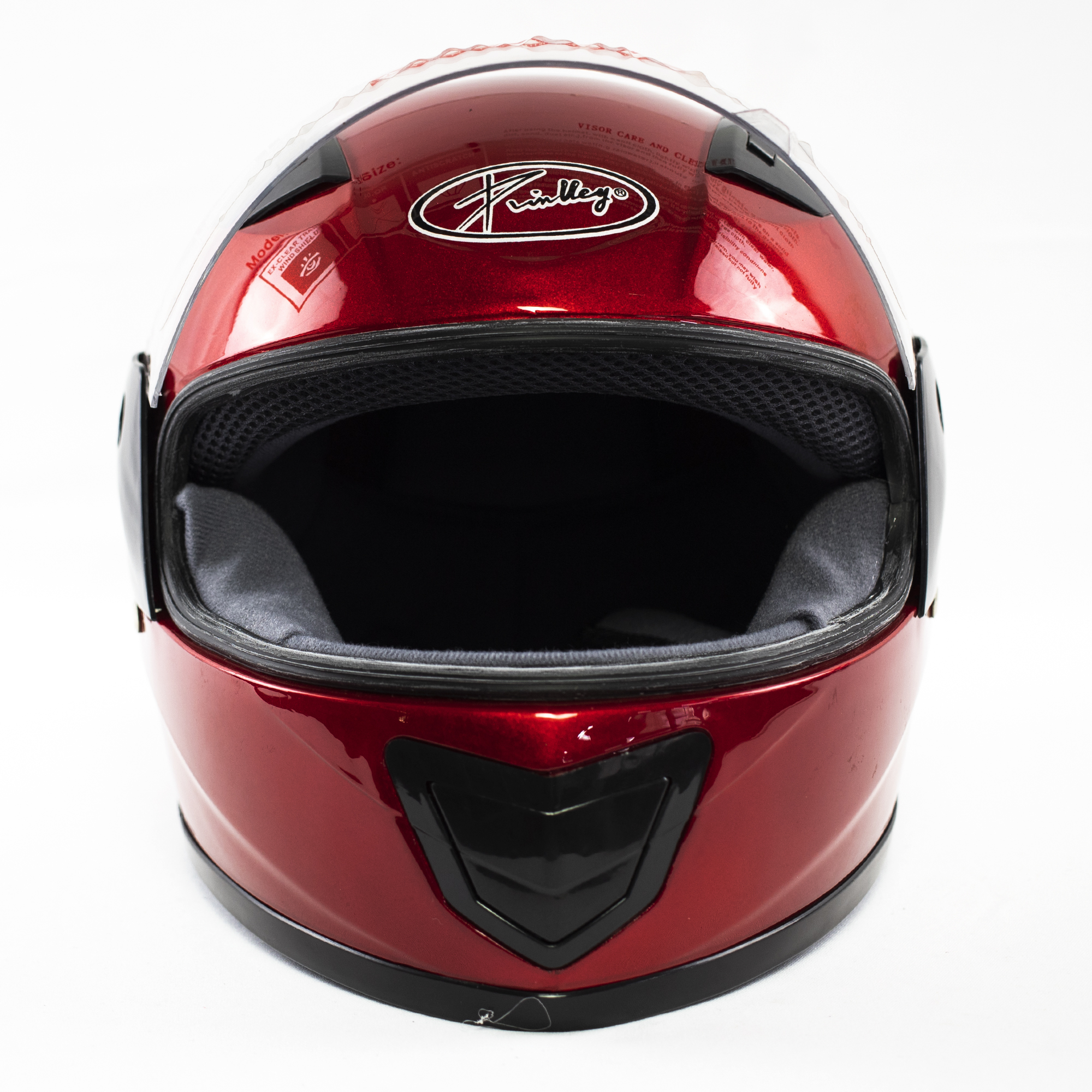 Foto 3 pulgar | Casco Infantil para Moto Kinlley Y001 Abs color Rojo Integral Talla L