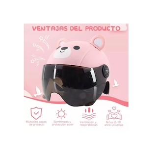 Foto 3 | Casco Infantil Eo Safe Imports Esi-14094 Rosa de Ciclismo para Niños