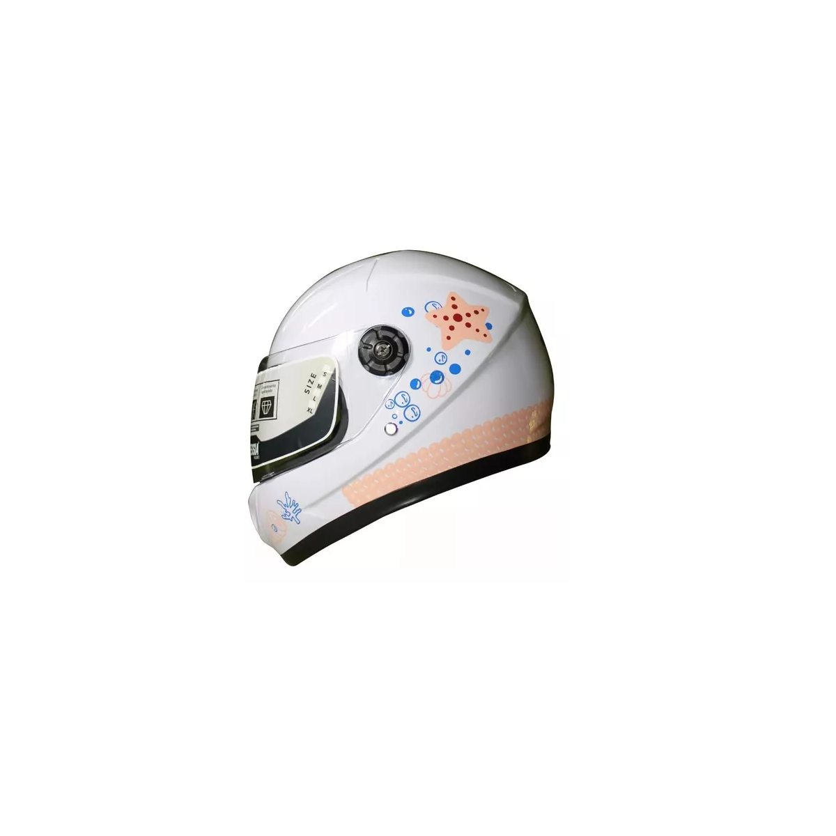 Foto 4 pulgar | Casco Cerrado Infantil Mermaid  Eo Safe Imports Esi-17829 Beige