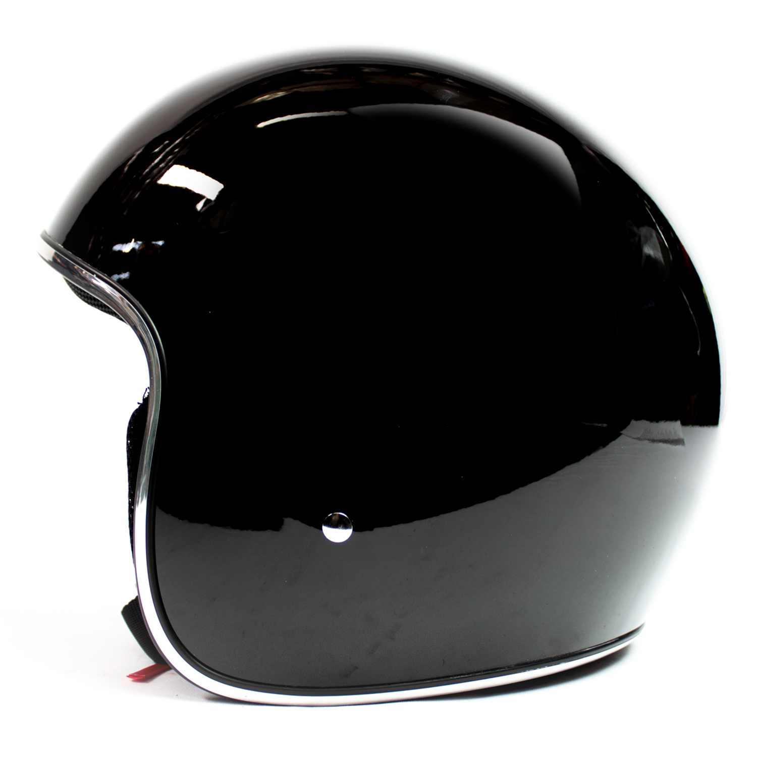 Foto 4 pulgar | Casco Para Motociclista Kinlley Bola 8 3/4 Talla L Negro