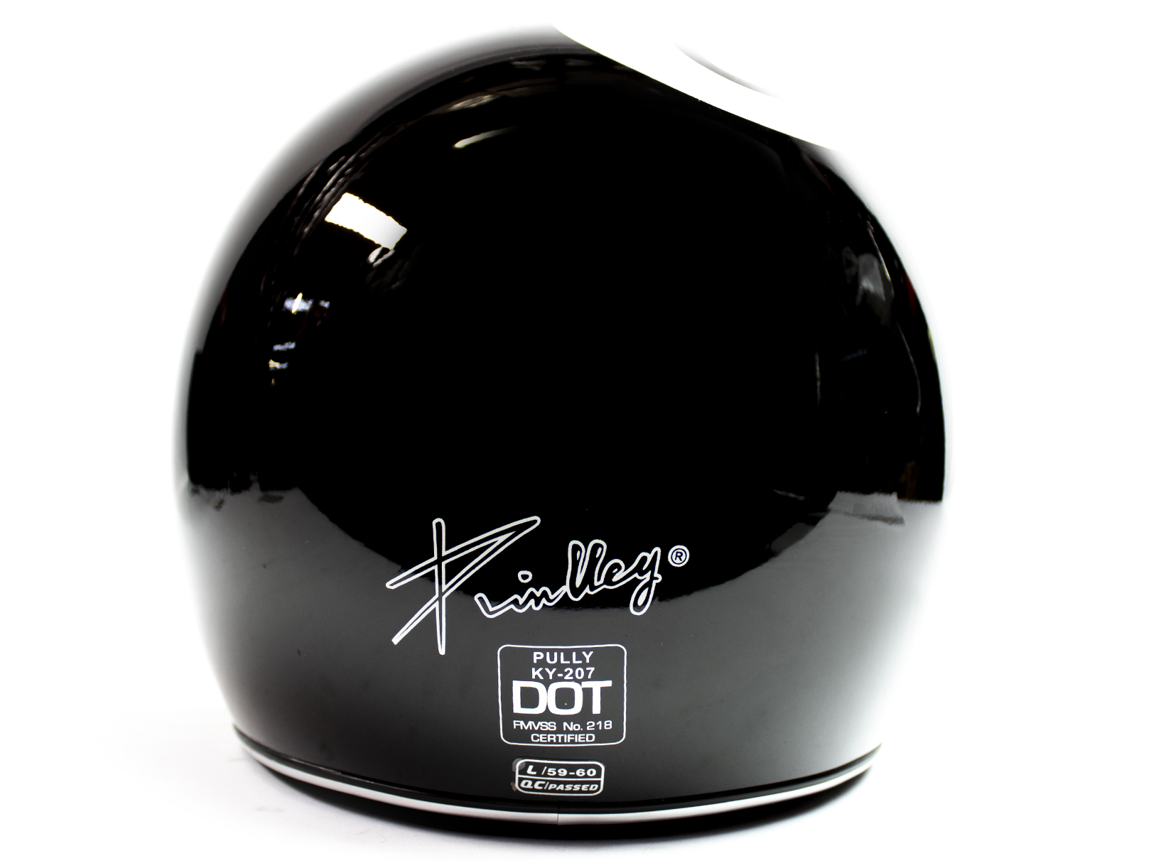 Foto 5 pulgar | Casco para Moto Kinlley Bola color Negro 8 3/4 Talla Xl