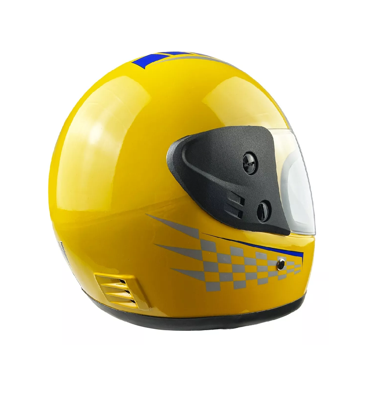 Foto 4 pulgar | Casco Para Motocicleta Con Visor Protector Certificación Amarillo Talla L