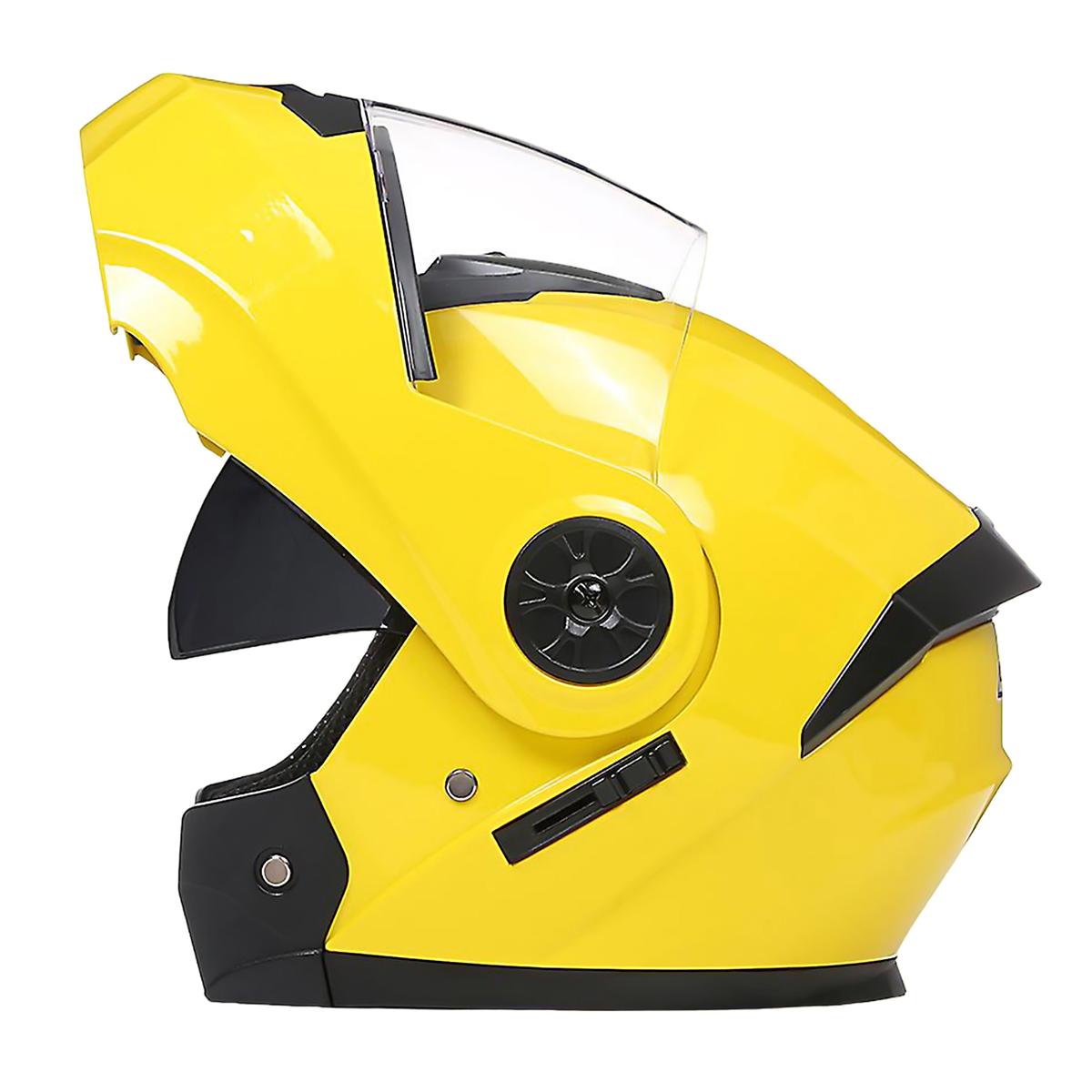 Foto 2 pulgar | Casco Con Visor Ventdepot Mxbdw-001 1 Pieza  Amarillo