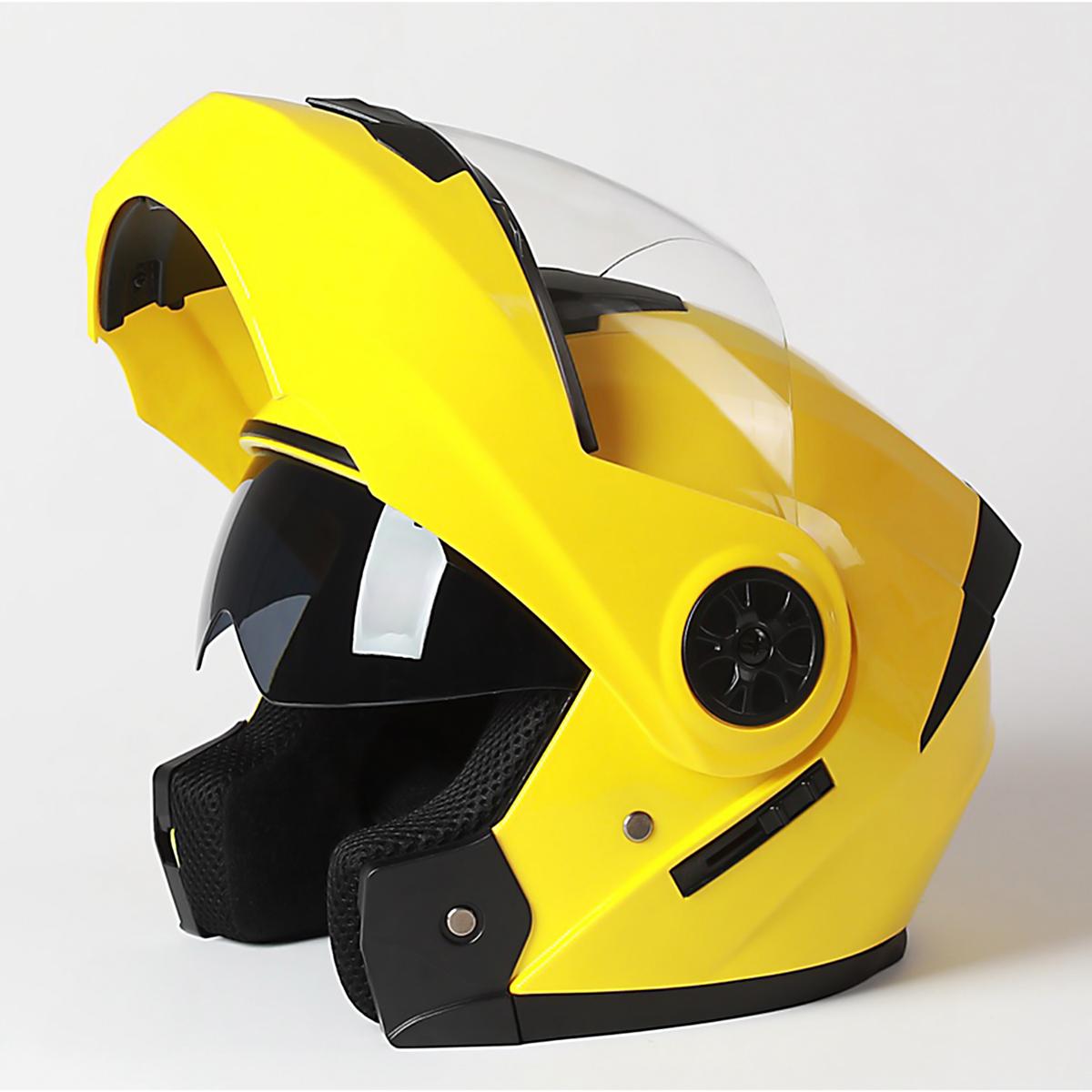 Foto 4 pulgar | Casco Con Visor Ventdepot Mxbdw-001 1 Pieza  Amarillo