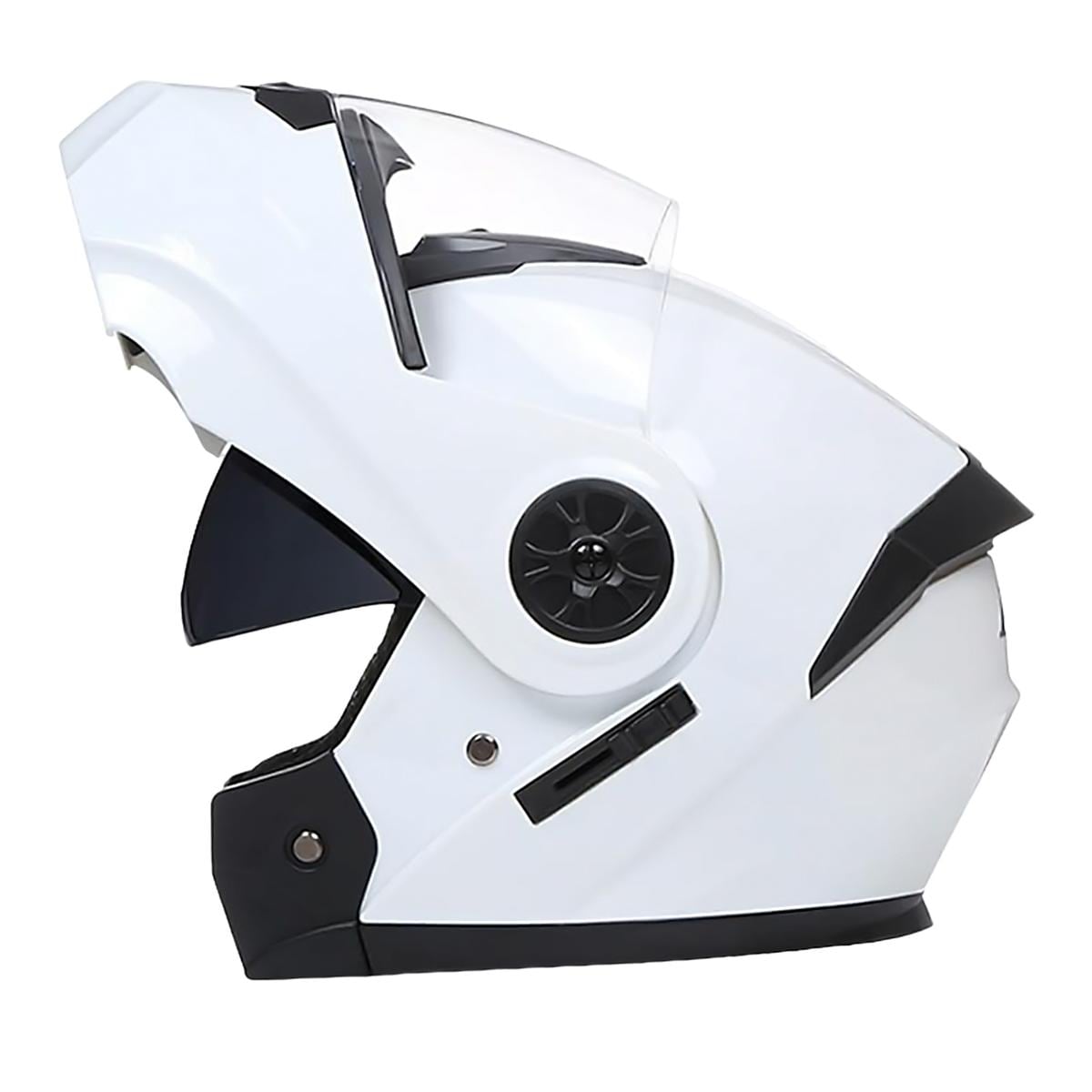 Casco Para Motociclista Ventdepot Mxbsh-004 1 Pieza  Blanco $2,191
