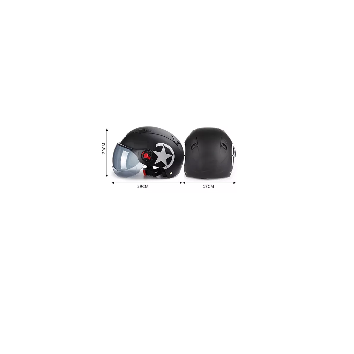 Foto 3 pulgar | Casco Ligero Eo Safe Imports Esi-10041 Negro