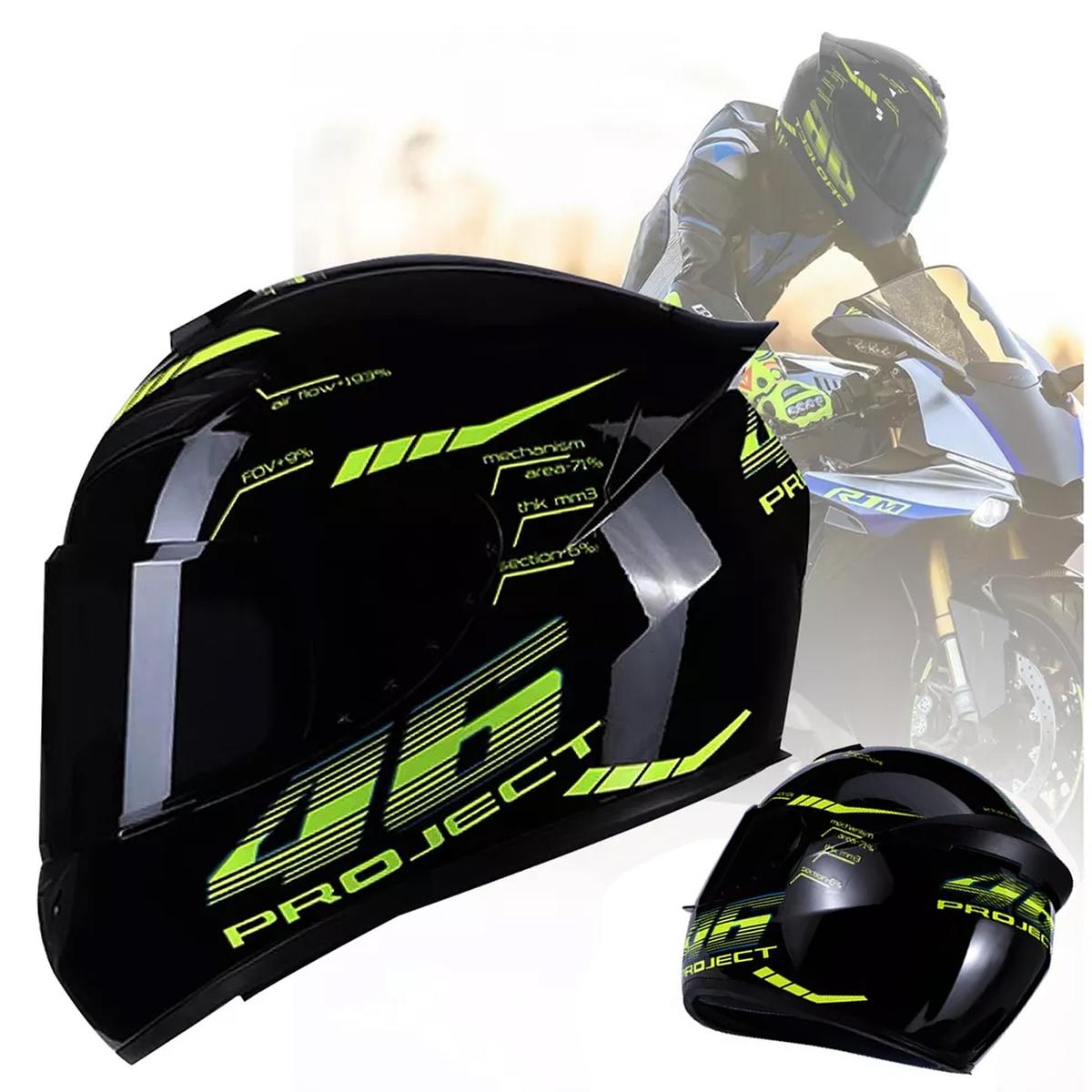 Foto 2 | Casco Ventdepot Negro Talla M para Motociclista