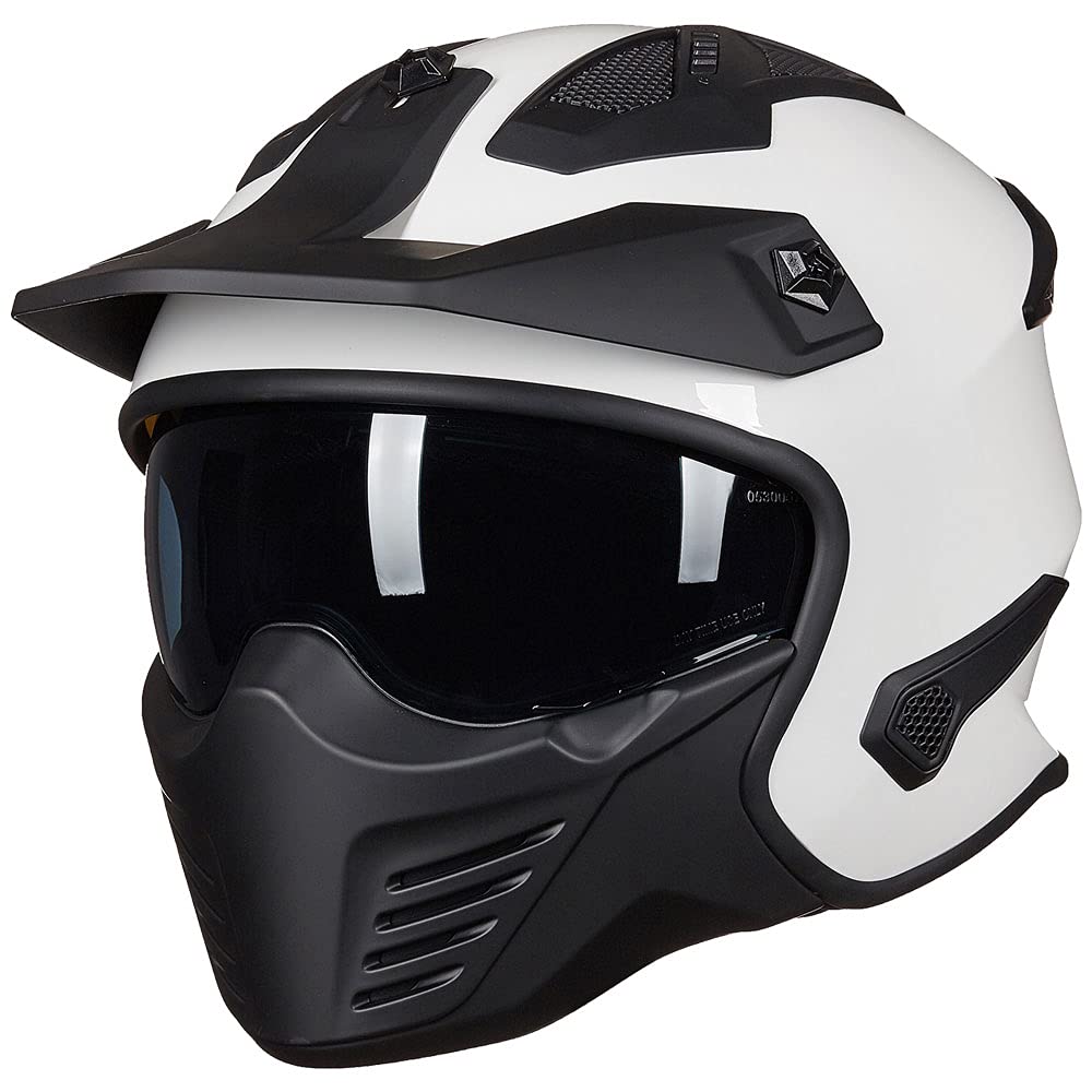 Foto 2 pulgar | Casco Ilm Blanco para Motociclista-Venta Internacional