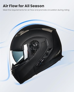 Foto 5 | Casco Ilm Negro para Motociclista-Venta Internacional