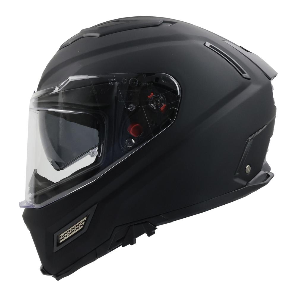 Foto 2 pulgar | Casco Smk Agnar Negro Mate Gl200 Cerrado Svs Negro