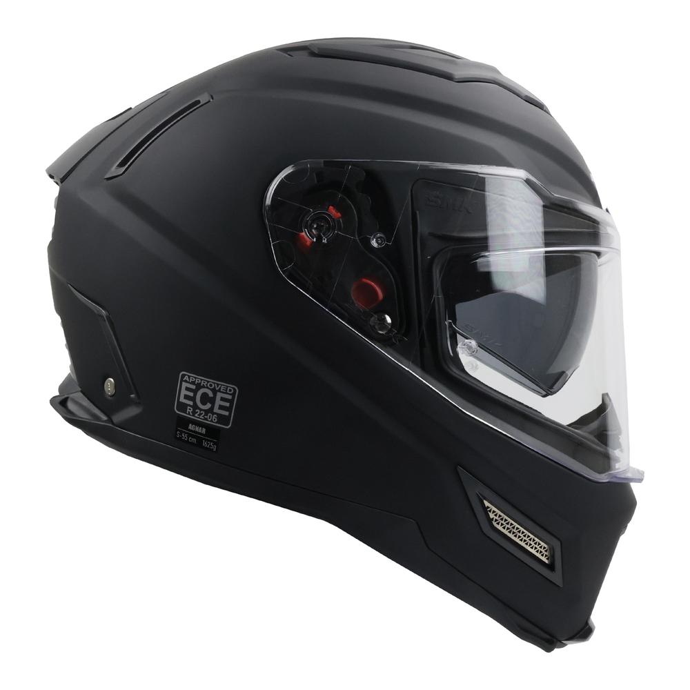 Foto 3 pulgar | Casco Smk Agnar Negro Mate Gl200 Cerrado Svs Negro