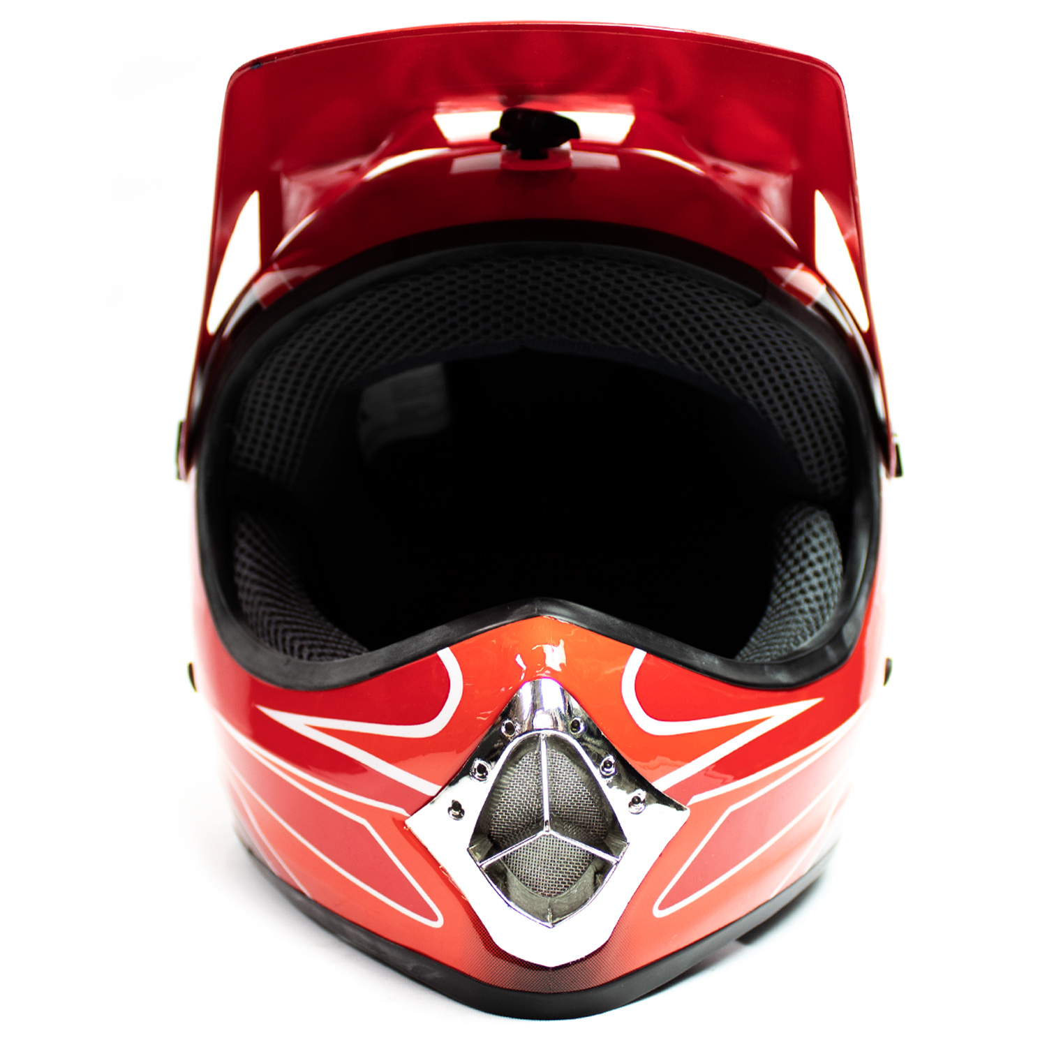 Foto 2 | Casco para Moto Kinlley Fqhe-001 color Rojo Cross Talla Xl