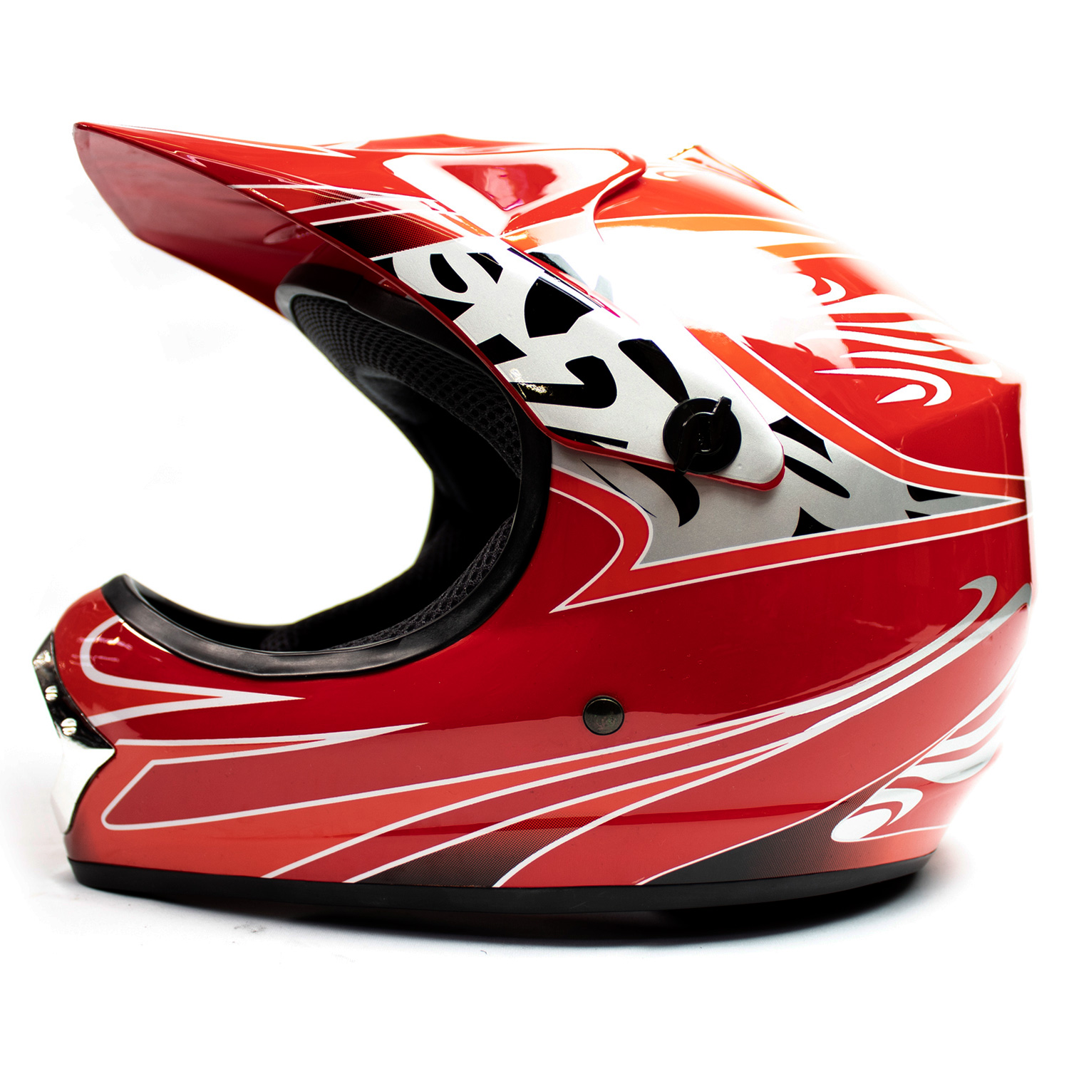 Foto 3 | Casco para Moto Kinlley Fqhe-001 color Rojo Cross Talla Xl