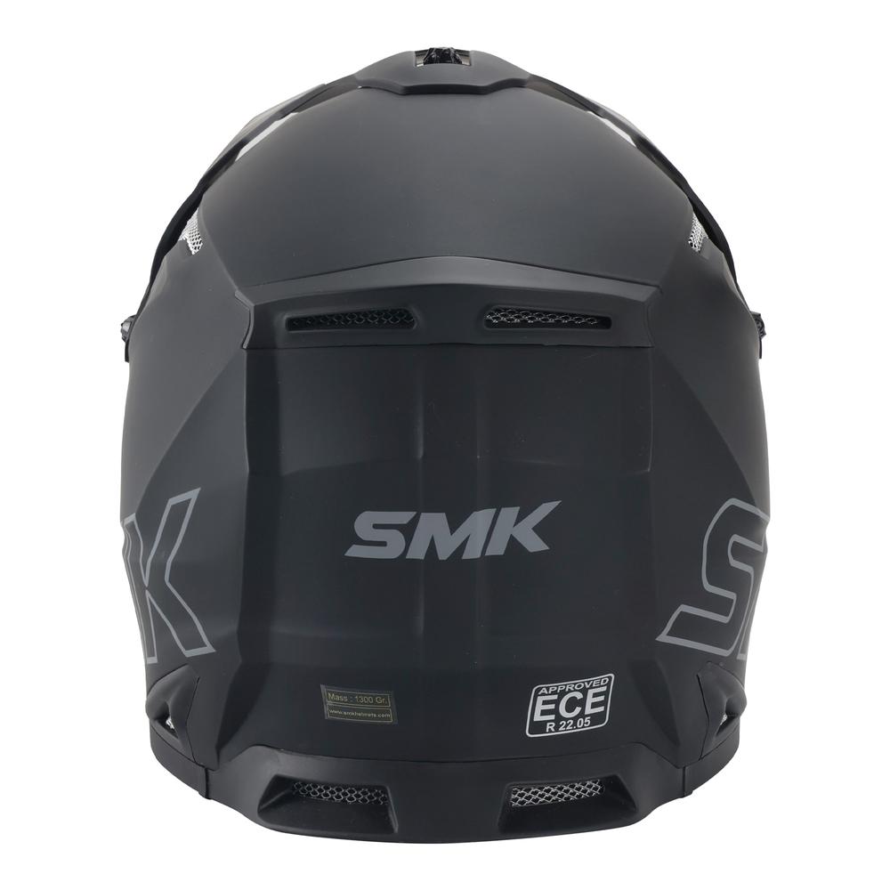 Foto 5 pulgar | Casco Smk Allterra color Negro para Motociclista