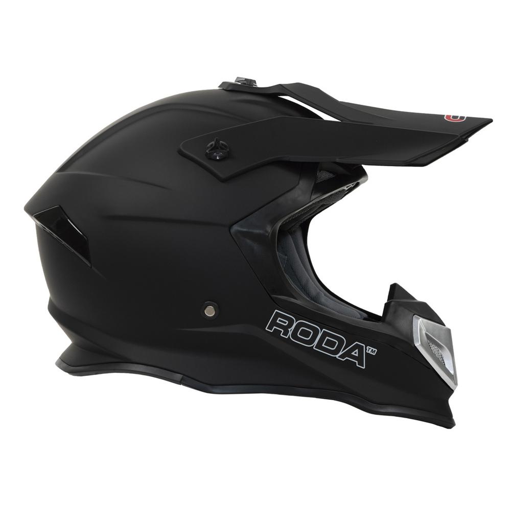 Foto 2 pulgar | Casco Roda Tornado Negro Mate Cross