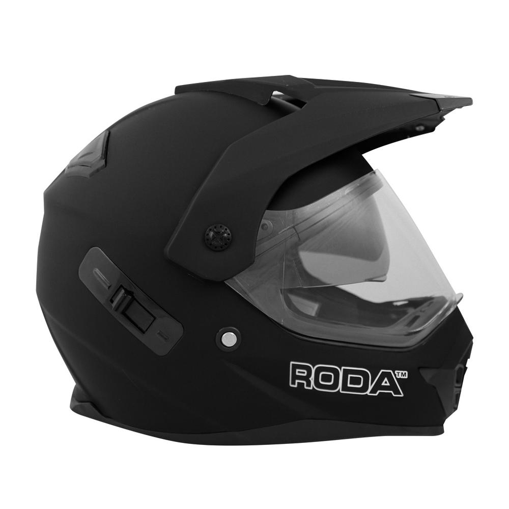 Foto 2 pulgar | Casco Roda Rocky Negro Mate Cross Calle