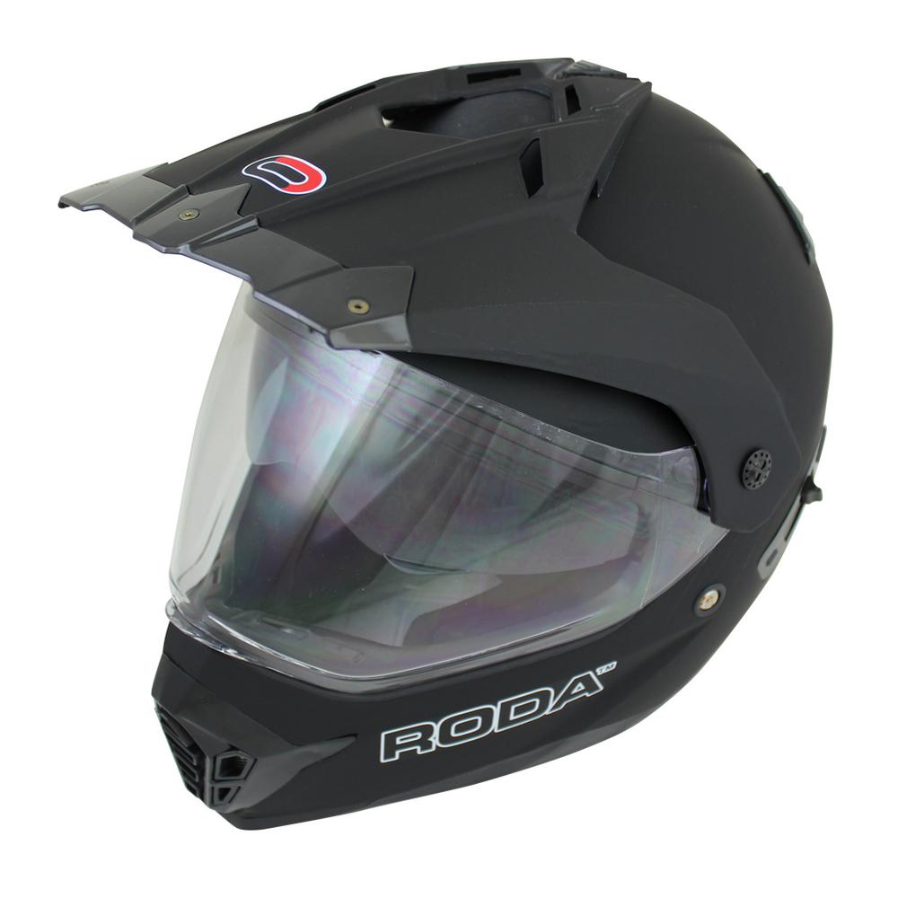 Foto 3 pulgar | Casco Roda Rocky Negro Mate Cross Calle