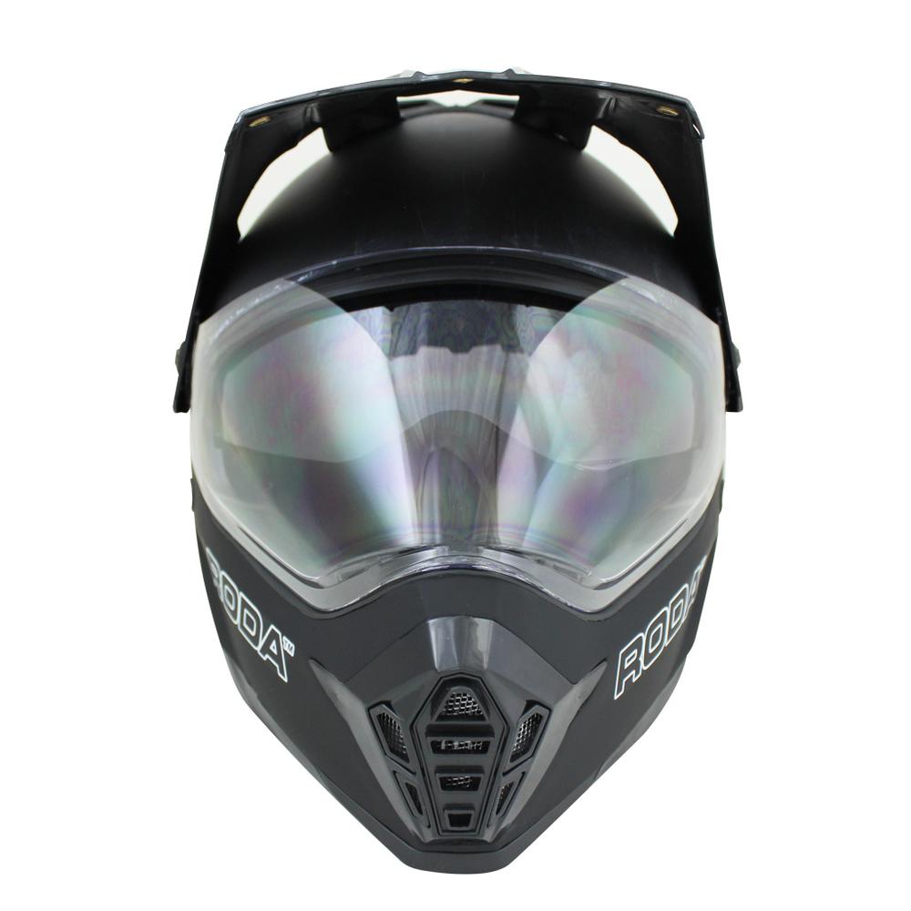 Foto 4 pulgar | Casco Roda Rocky Negro Mate Cross Calle