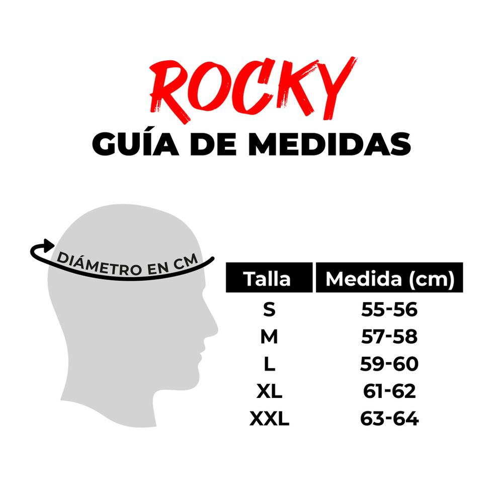 Foto 6 pulgar | Casco Roda Rocky Negro Mate Cross Calle