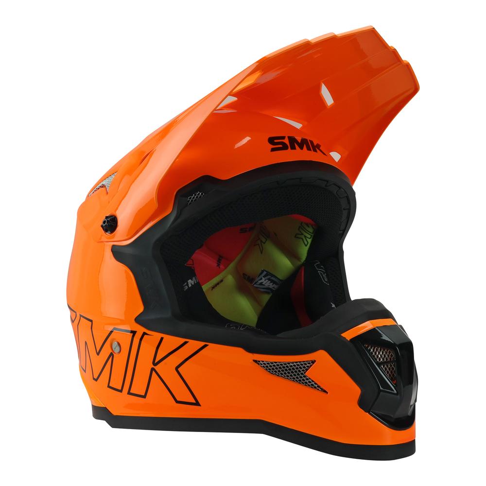 Foto 4 pulgar | Casco SMK Allterra Hi Vision HV720 Cross Anaranjado