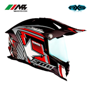 Foto 1 | Casco Para Motocicleta Axs Performance Beretta Rojo