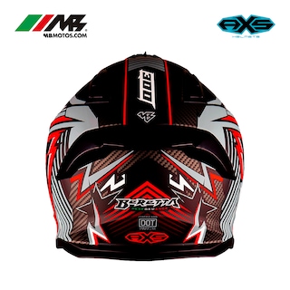 Foto 2 | Casco Para Motocicleta Axs Performance Beretta Rojo