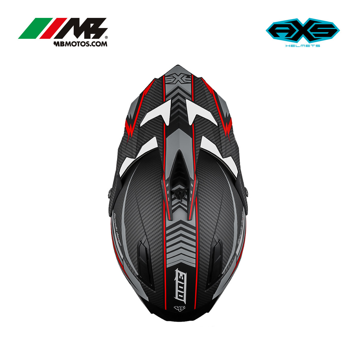 Foto 5 pulgar | Casco Para Motocicleta Axs Beretta Rojo