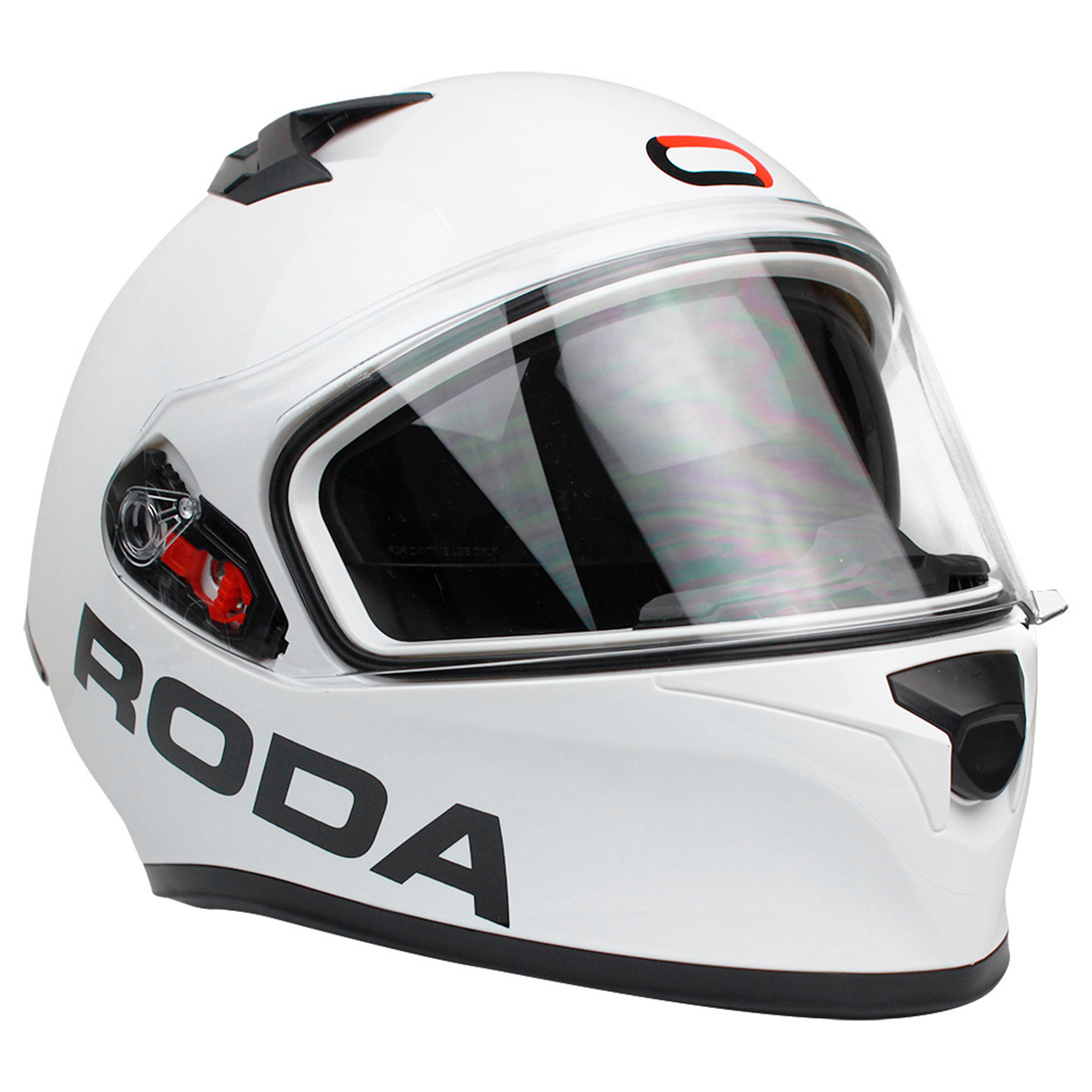 Casco para Moto Roda Course color Blanco Integral Talla L