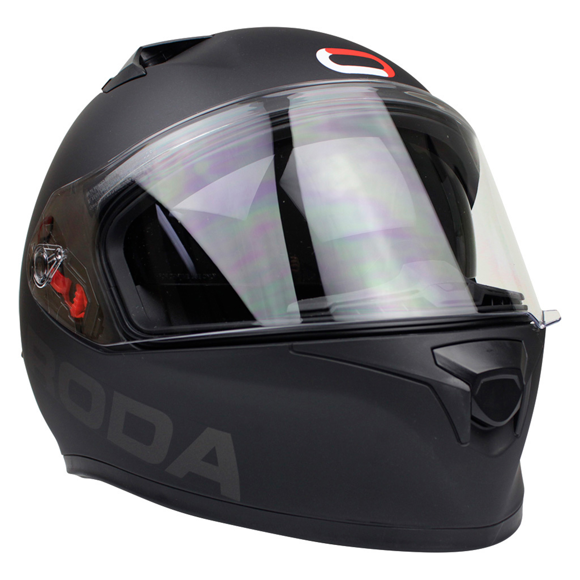 Foto 2 pulgar | Casco para Moto Roda Course color Negro Integral Talla L