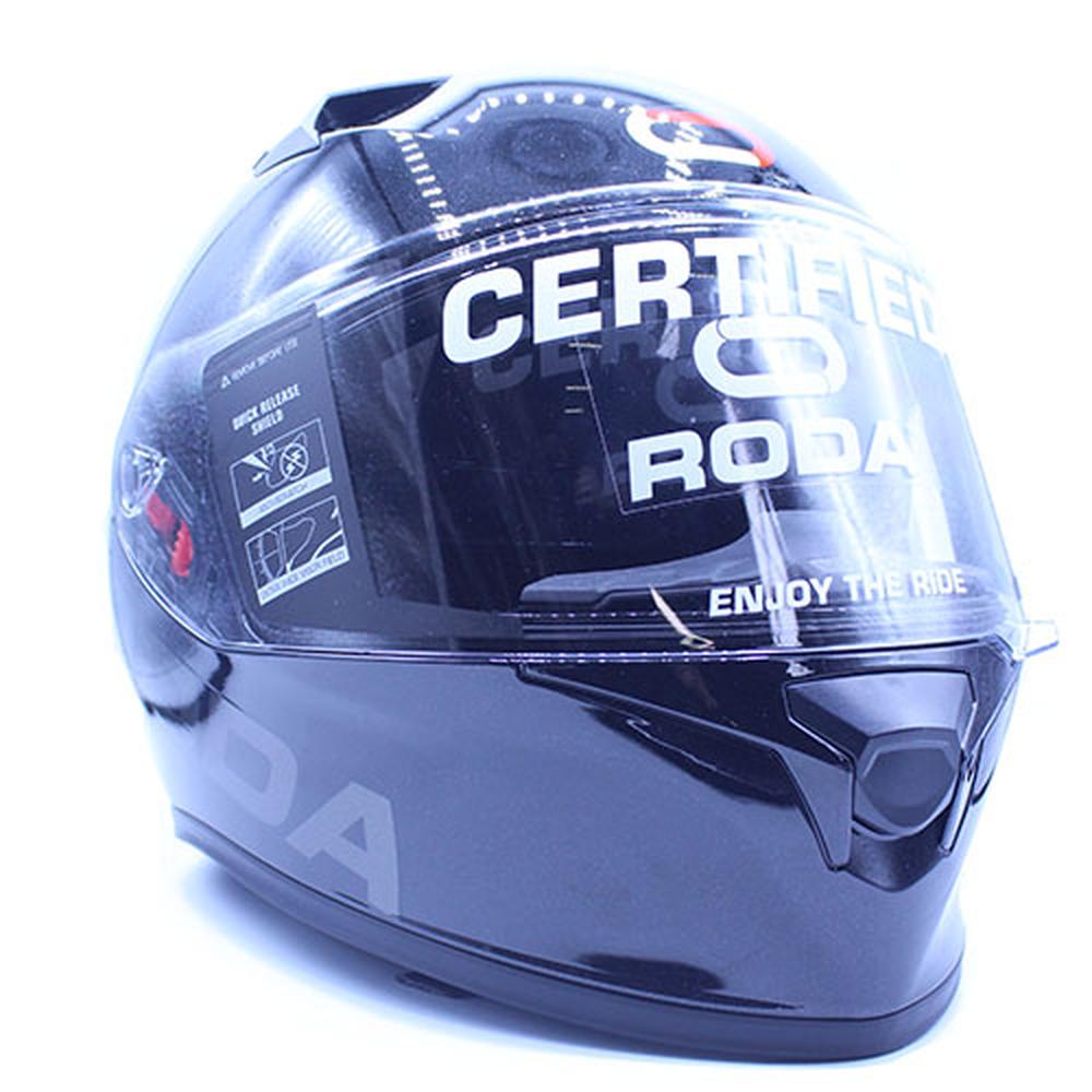 Foto 3 pulgar | Casco para Moto Roda Course Integral Talla XL color Negro