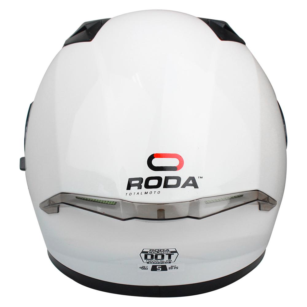 Foto 5 pulgar | Casco Integral para Moto Roda Course color Blanco Talla XL