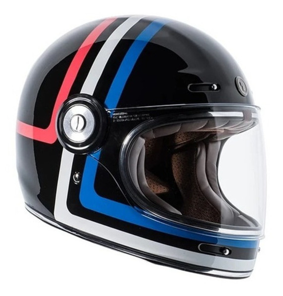 Casco Para Moto Integral Torc Retro Tron Americana  Talla Xxl Moteros