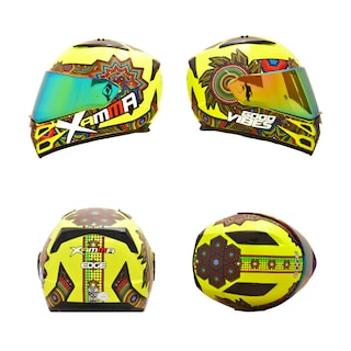 Foto 1 | Casco Integral Para Moto Edge Helmets Oficial Xamma Verde Certificado Dot Talla L