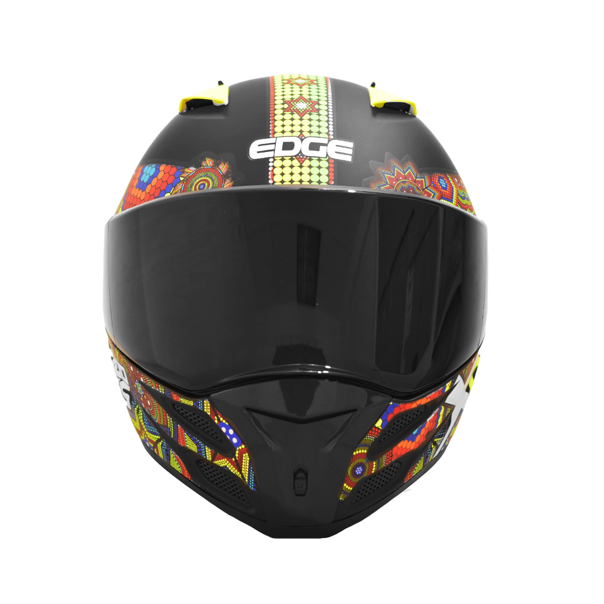 Foto 3 | Casco Integral para Moto Edge  Xamma Negro Certificado Dot