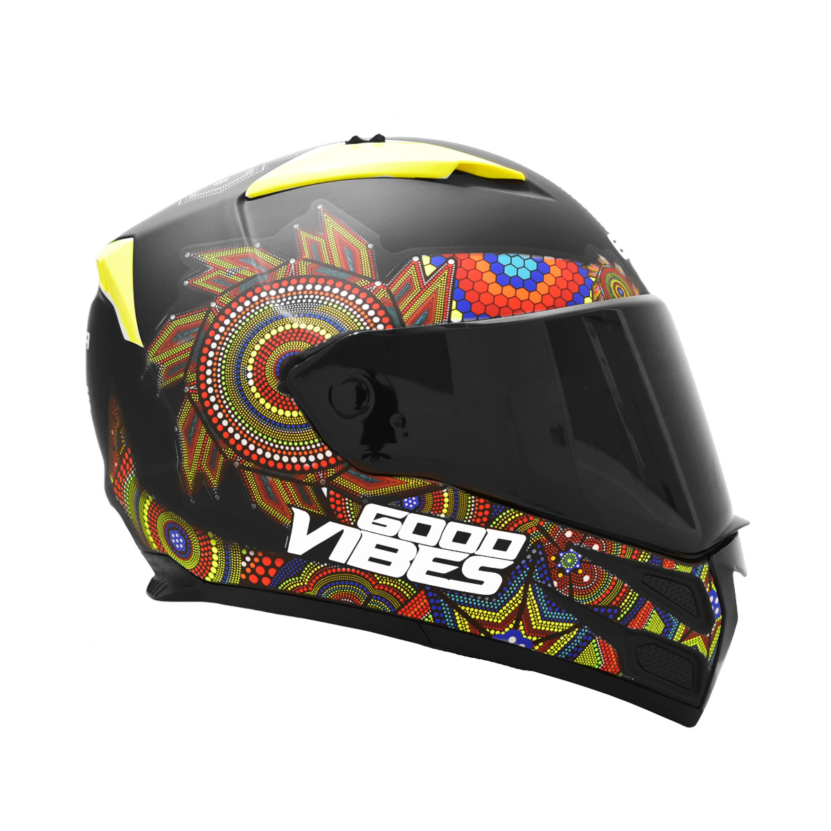 Foto 6 pulgar | Casco Integral para Moto Edge  Xamma Negro Certificado Dot