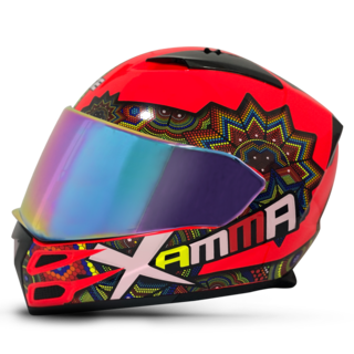 Foto 2 | Casco Integral Edge XAMMA color Rojo Talla G