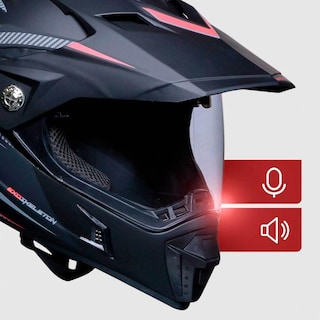 Foto 6 | Casco para Motociclista Vento Exoskeleton Cr1 con Bluetooth Talla M