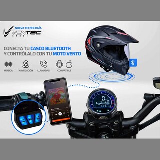 Foto 8 | Casco para Motociclista Vento Exoskeleton Cr1 con Bluetooth Talla M
