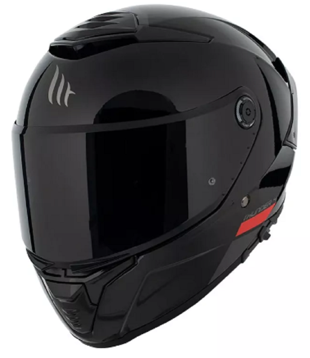 Foto 5 pulgar | Casco Para Moto Mt Helmets Thunder 4sv A1 Solid Negro Gloss