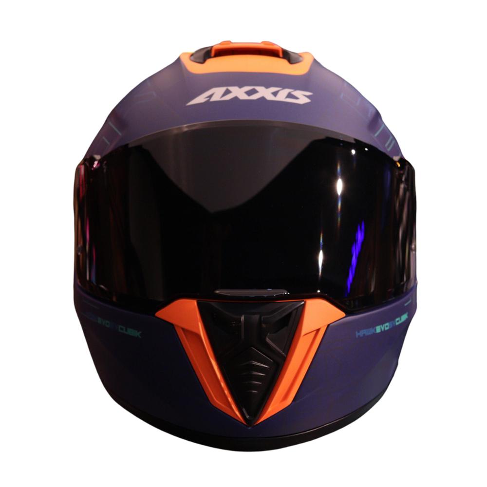 Foto 3 pulgar | Casco Para Moto Axxis Talla S Hawk Cubik C7 Color Azul