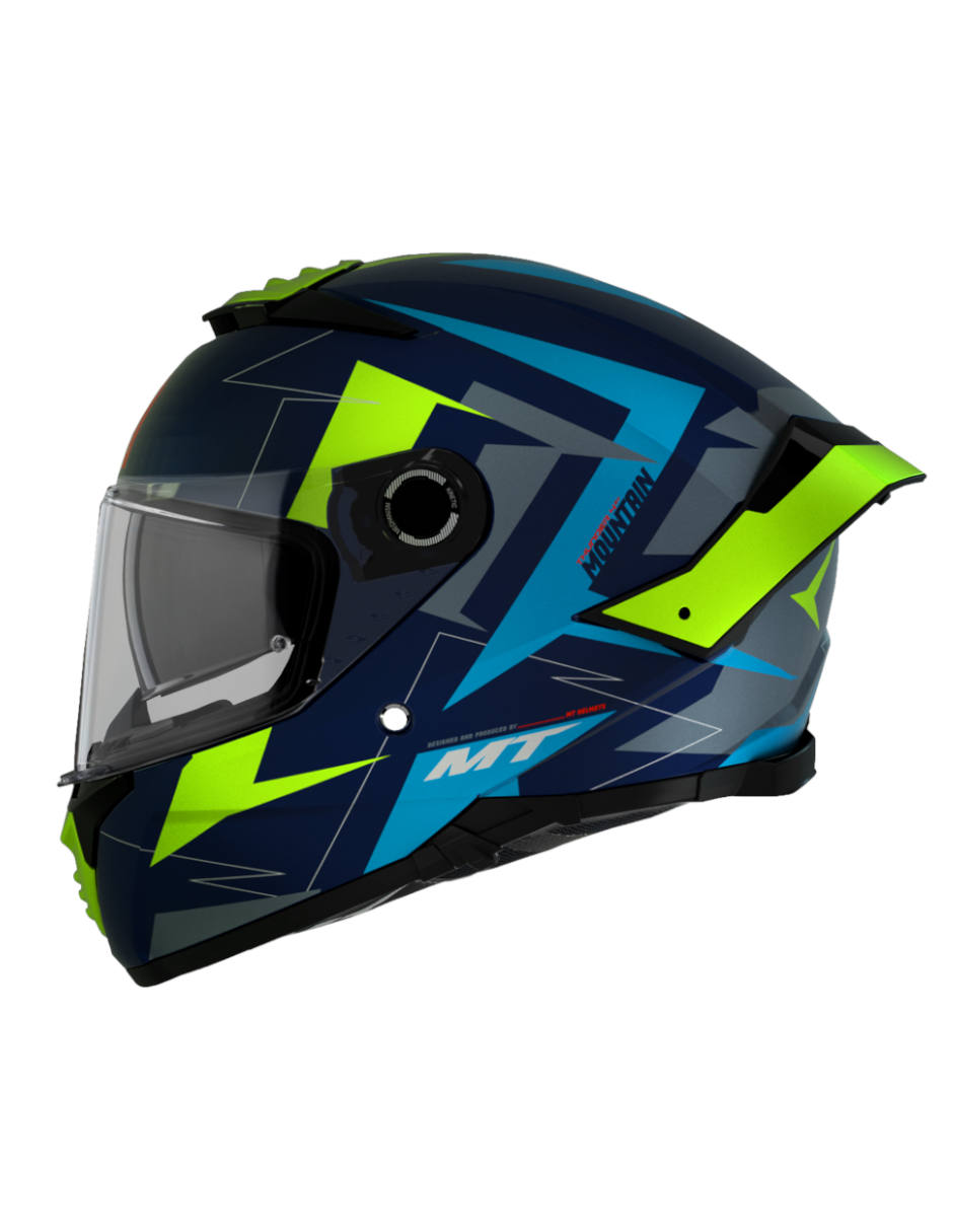 Foto 4 pulgar | Casco para Motociclista MT Helmets Thunder 4SV color Azul