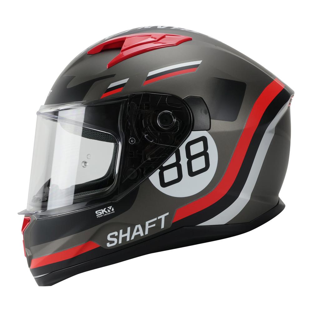 Foto 2 | Casco para Moto Shaft Gris Mate